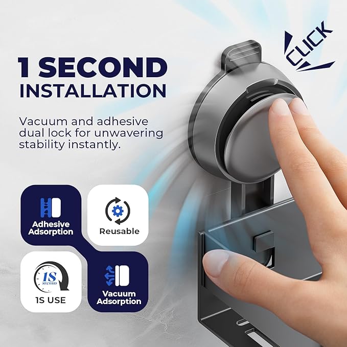 ONXE Shower Caddy Suction Cup,2 Pack Suction Shower Organizer,No Drilling Rustproof Shelves for Bathroom,Kitchen,Home Decor,Heavy Duty Bathroom Organizer with Large Capacity (15.7 inch-No bar)