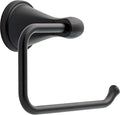 Delta Faucet Becker (1-Pack) Toilet Paper Holder, Matte Black, Wall Mounted Euro Hook Design BCK50-MB