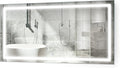Krugg | Large 54 Inch X 24 Inch LED Bathroom Mirror | Lighted Vanity Mirror Includes Dimmer & Defogger | Wall Mount Vertical or Horizontal Installation