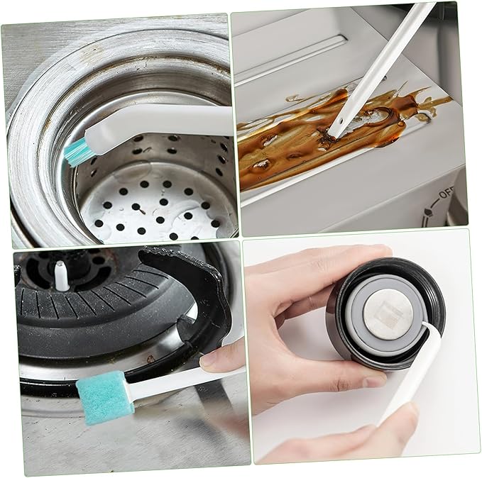 Ergonomic Design Cleaning Brush Grout Brush for Home Kitchen Bathroom Cleaning