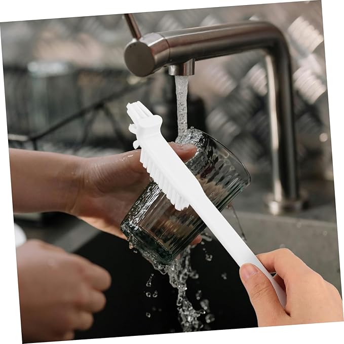 ABOOFAN Unique Design Brush Head for Dishwasher Blender Juicer Soy Milk Maker Kitchen Sink Tile Grout Cleaning Brush