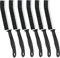 Crevice Cleaning Brush, 6Pcs Hard Bristle Multifunctional Gap Cleaning Brush Tool, Bathroom Gap Brush for Deep Cleaning Kitchen,Grout, Sink, Corners, Tight Spaces-Black