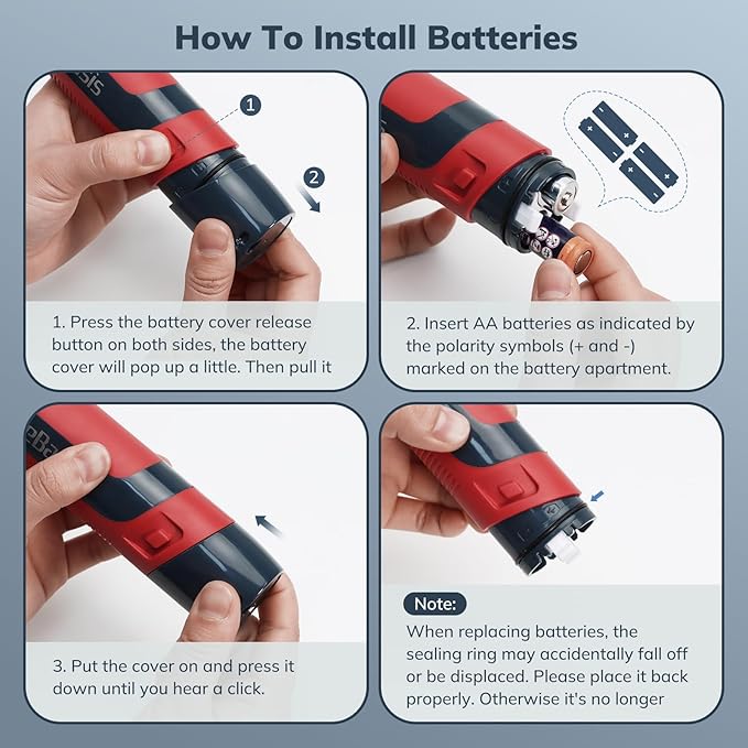 LifeBasis Cordless Electric Cleaning Brush, Mini Power Scrubber for Cleaning Waterproof Grout with 2 Brush Heads for Bathroom Kitchen Tile Crevice Corner - Red (Batteries Included)