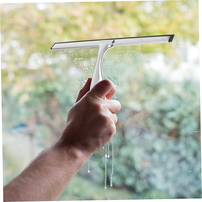 Shower Squeegee for Glass Door Window Cleaning Tool Sturdy Material Use Elegance Home Decor