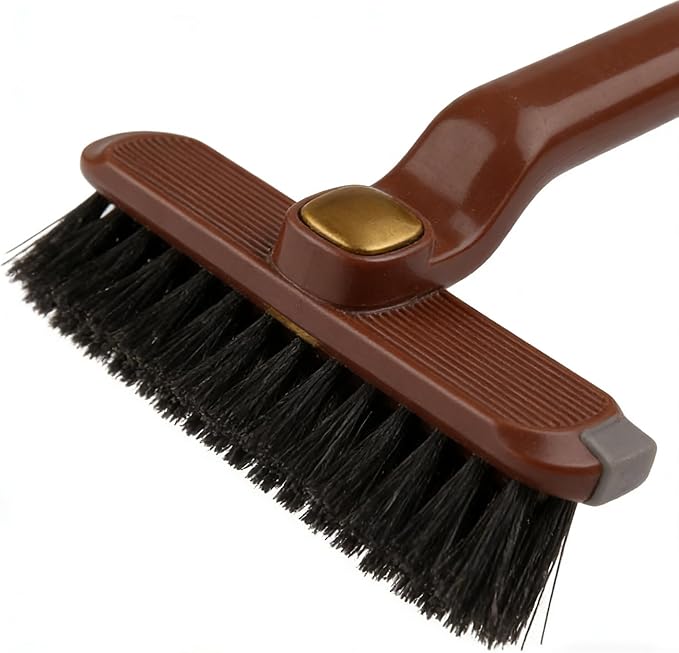 3PCS Cleaning Brush That Rotates Multi Angle Adjustable Handle Stiff Bristles 360 Degree No Dead Corners Household Cleaning Tool for Gap Cleaning Home Kitchen Bathroom Dust Dirt Removal