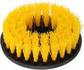 Electric Drill Brush Set 5-Inch Round Floor Cleaning Brush Heads Replacement for Kitchen Bathroom Grout Tile Portable Power Scrubber Attachment Tool for Home Cleaning