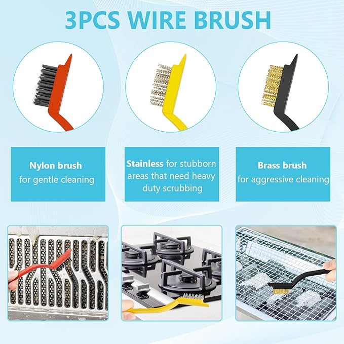 Crevice Cleaning Brush, Hard Bristle Scrub Brushes Tools for Deep Cleaning Gap, Multifunctional Grout Brush for Home, Bathroom, Kitchen, Window and Corners