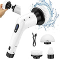 Power Electric Spin Scrubber with Dual Speeds,Cordless Power Shower Scrubber with 3 Replaceable Brush Heads,Handheld Cleaning Brush for Tile,Tub,Floor,Ceramic Tiles,Window