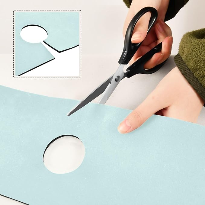 Kitchen Sink Splash Guard 2 PCS 14.7 Inch Sink Faucet Mat Splash Guard for Bathroom Countertop Water Absorbent Foldable Cuttable Soft Washable Blue