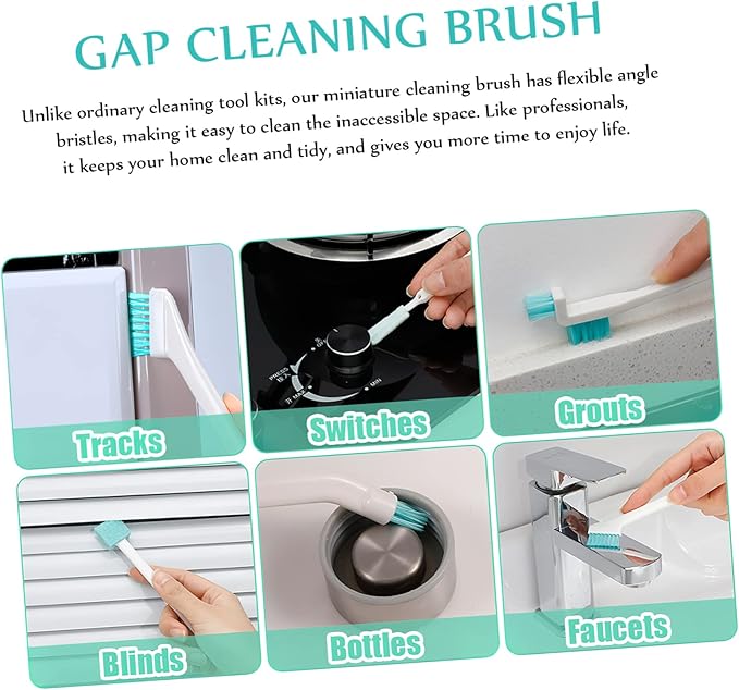 Ergonomic Design Cleaning Brush Grout Brush for Home Kitchen Bathroom Cleaning