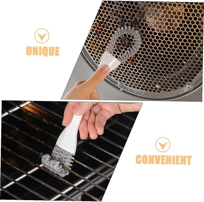 Multifunctional Kitchen Cleaning Brush Set 2pcs (u-Shaped Angled) Soft Bristle Crevice Scrub Brush for Stove, Grill, Window Track and Dead Corner Cleaning