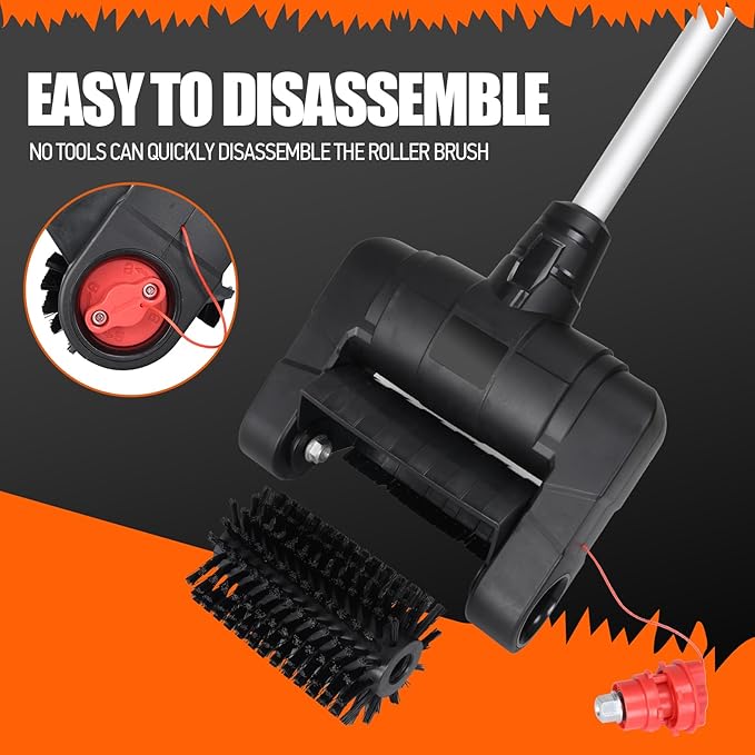 Forever Green Lawns Artificial Turf Cleaning Power Brush, Edge to Edge Cleaning, Patios, Driveways, Turf & Decking
