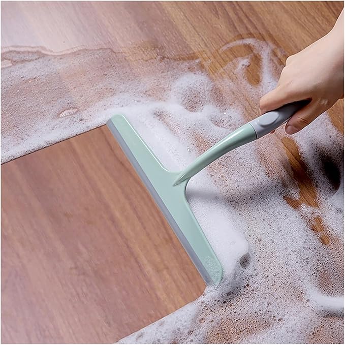 Window Squeegee Multi-Purpose Silicone Scraping Washing Wiper Household Window Bathroom Kitchen Glass Cleaning for Shower Glass(6)