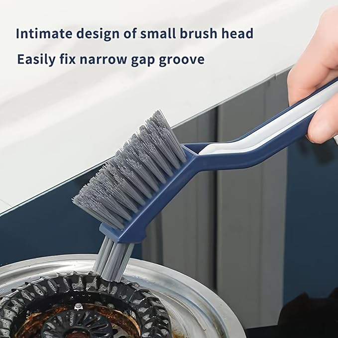 Crevice Cleaning Tool, Multi Purpose Grout, Brush Cleaner with Stiff Bristles, Bathroom Scrubber with Flexible Design, Cleaning Tools for Household Use, Kitchen Bathroom Vehicle Faucets