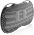 Kalolary Silicone Shower Foot Scrubber Mat, Large Foot Scrubber in Shower with Non Slip Suction Cups Foot Cleaner Brush to Clean Exfoliate and Massage Feet Without Bending Over Easy to Clean (Grey)