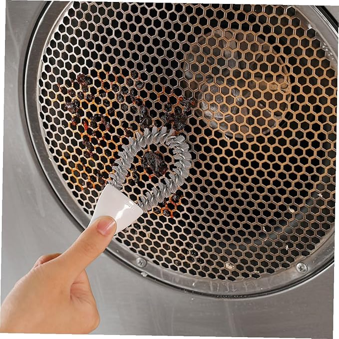 2pcs Multifunctional Kitchen Crevice Cleaning Brush Set with U-Shaped and Angled Handles, Strong Stain Removal for Stove, Grill, Window Tracks, and Tight Spaces Cleaning