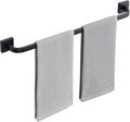 Alise Towel Bar for Bathroom,24'' Towel Holder Black Towel Racks for Bathroom Wall Mount,SUS304 Stainless Steel Towel Rail Towel Hanger for Wall,Matte Black