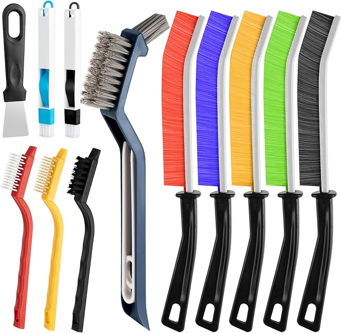 12 Pack Cleaning Brush Tools for Kitchen, Bathroom, Cup,Window