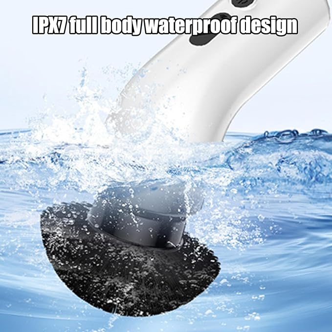 Electric spinn Scrubber - 1500mAh Cordless Cleaning Brush Scrubber for Home | 280/250 RPM | 9 Replaceable Brush Heads | 3-4 Hours Work Time | 2 Gears for Bathroom Shower Bathtub Glass Car