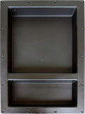 Large Double Shelf Recessed Shower Niche, Ready to Tile, 25" x 17" x 3.75"