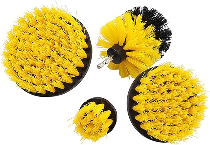 Electric Drill Brush Round Scrubber Brushes Auto Tires Tools for Bathroom Surfaces Floor Grout Tile