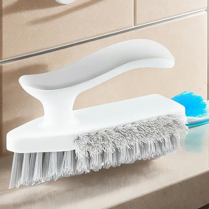 Crevice Cleaning Brush, Narrow Scrubber Tool, with Ergonomic Handle Narrow Cleaning Brush, for Shower Kitchen Floor Tub Grout Household Countertop