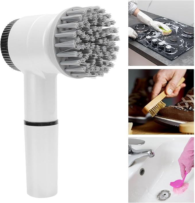 Electric Cleaning Brush Multifunctional Cordless Shower Scrubber 3 Speed Electric Scrubber for Kitchen Bathroom