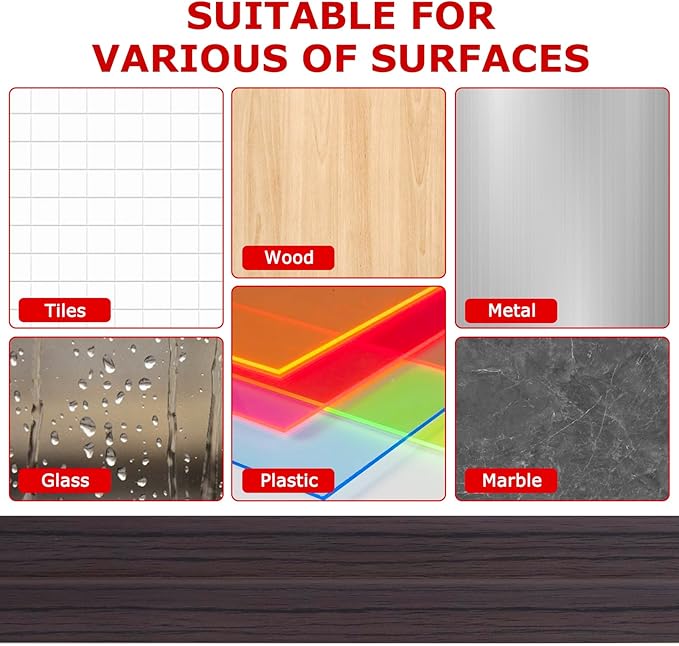 Flexible Wall Corner Protector Moulding Trim Peel and Stick Wall Corner Guards Edge Protector Self Adhesive Molding Trim Strip for Edge Ceiling (Dark Walnut Wood Grain, 1.6 in x 10 Ft)