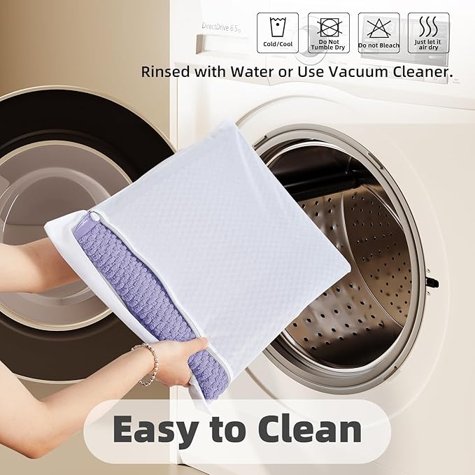 Bathroom Rugs Non Slip Washable, Super Absorbent Thin Bath Mat Small Quick Dry Low Pile Bathroom Rug, Lavender 16"x24"