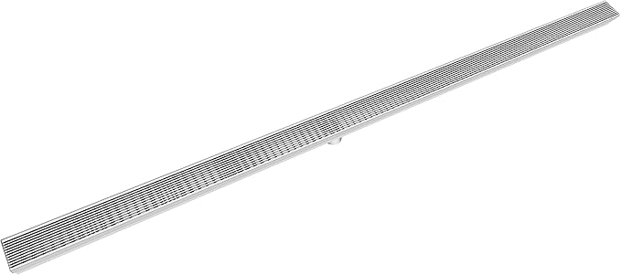 304 Stainless Steel Shower Drain, Removable Grate & Hair Catcher Bathroom Floor Drain with Waterproof Design for Tile Floor, CUPC Compliant (Mirror Polished, 60 Inch)