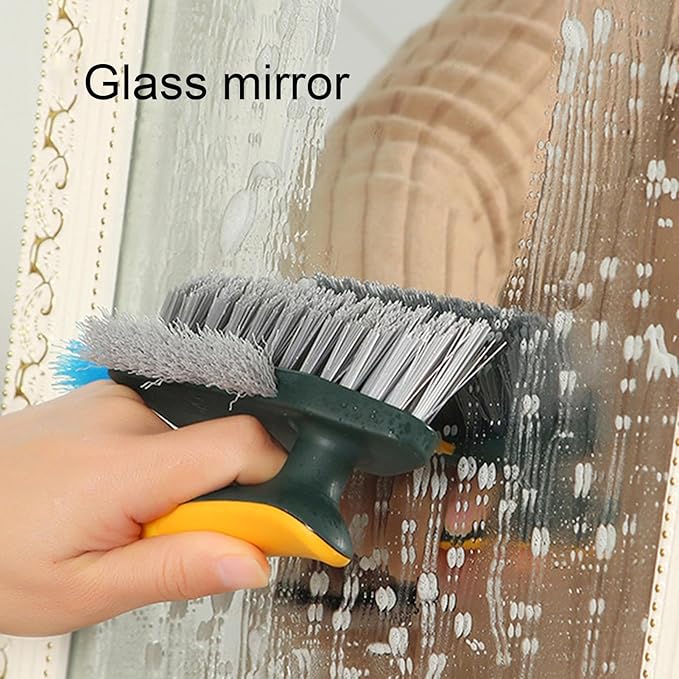 Generic Crevice Cleaning Brush - Efficient Stain Removal, Multi-Functional Gap Scrub Brush with Ergonomic Handle for Bathroom, Shower, Kitchen