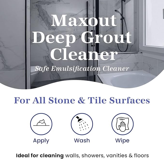 Marblelife Maxout Deep Grout Cleaner, Powerful Tile and Floor Cleaning Liquid, Ready to Use, 32oz