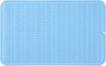 Silicone Dish Drying Mat for Multiple Usage,Easy clean,Eco-friendly,Heat-resistant Silicone Mat for Kitchen Counter or Sink,Refrigerator or Drawer Liner Light Blue 3XL 28 inches x 18 inches