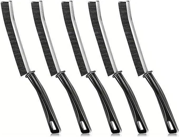 Gap Cleaning Brush Set – 5pcs Hard Bristle Crevice Brushes for Kitchen & Bathroom Tiles, Sink Edges, Window Tracks, Tight Corners, Multi-Purpose Tile & Faucet Cleaning