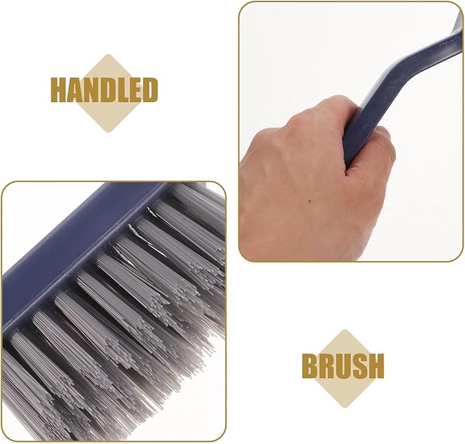 TOYANDONA 6pcs Floor Cleaning Brush Set with Stiff Bristles Small Scrub Brushes for Grooves and Bathroom for Shower Sink and Tile Floor Cleaning