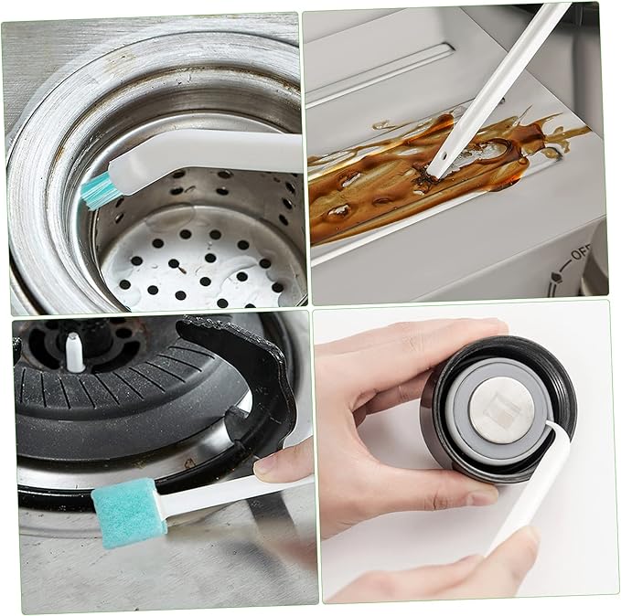 Multi-Function Cleaning Brush Brush Bottle Dish Scrubber Shower Scrubber Grout for Household Cleaning