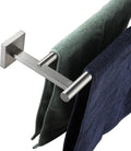 KOKOSIRI Towel Holder Bath Towel Bar with Two Rails for Bathroom Kitchen Towel Racks 36 Inch Brushed Nickel Stainless Steel B5005BR-L36