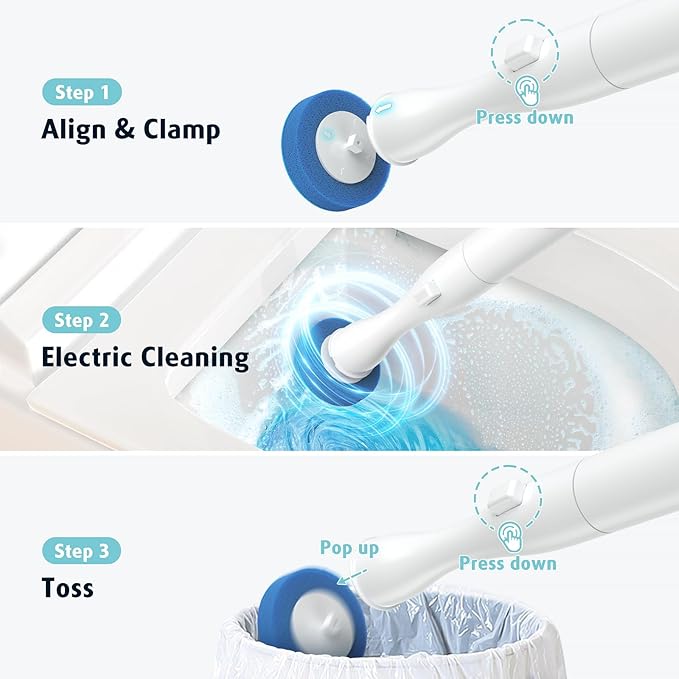 AIR U+ Disposable Toilet Brush + Electric Toilet Brush