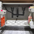 Under The Sink Mat, 24 X 36 in, Durable Premium Mats Protect Kitchen and Bathroom Cabinets (Grey3)