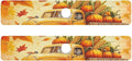 Fall Thanksgiving Pumpkin Truck Kitchen Sink Splash Guard Faucet Mat Diatomite Absorbent Pad for Bathroom RV 30x5.4in 2PCS water