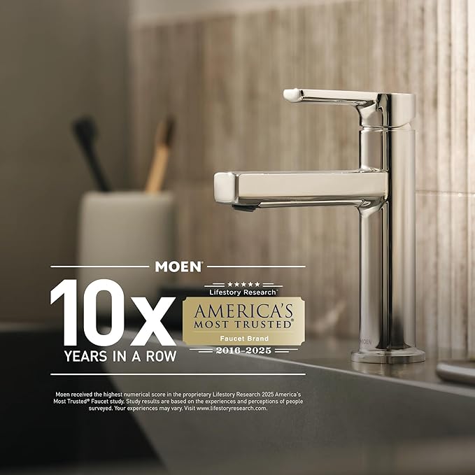 Moen YB0402BN Align Modern Double Swivel Robe Hook, Brushed Nickel
