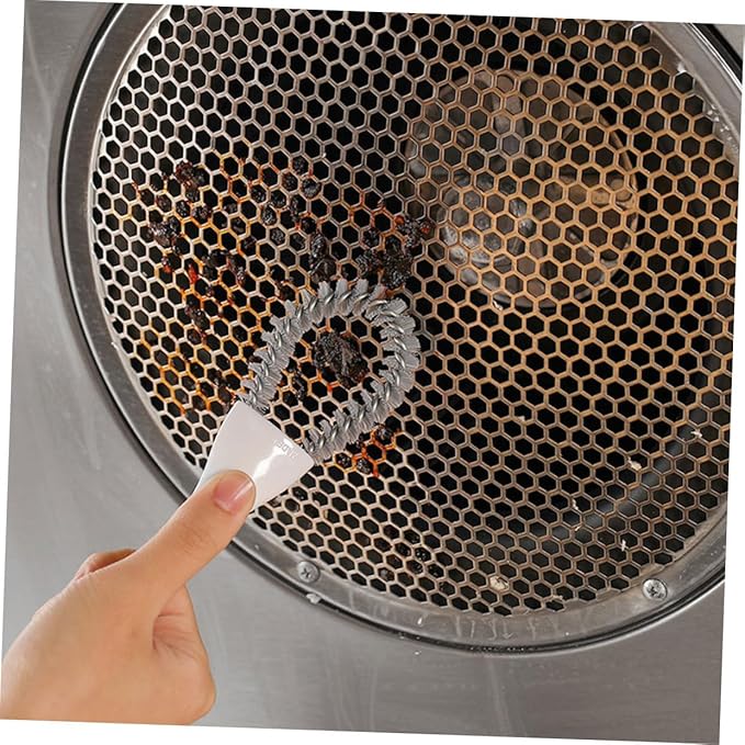 Heavy Duty Crevice Cleaning Brush 2pcs Set with U-Shaped and Angled Scrubbers for Kitchen Grout and Stove Mesh Cleaning, Multifunctional Handheld Scrub Brush for Tight Spaces