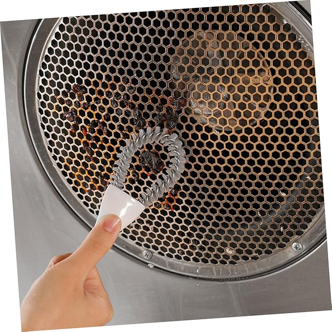 GALPADA Multifunctional Kitchen Cleaning Brush 2pcs Set U-Shaped and Angled Handles Heavy Duty Crevice Scrubber for Stove Grout and Dead Corner Cleaning