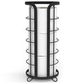 BROOKSTONE, Trending Black Toilet Paper Holder, Freestanding Bathroom Tissue Organizer, Minimalistic Storage Solution, Modern & Stylish Design [Holds MEGA Rolls]