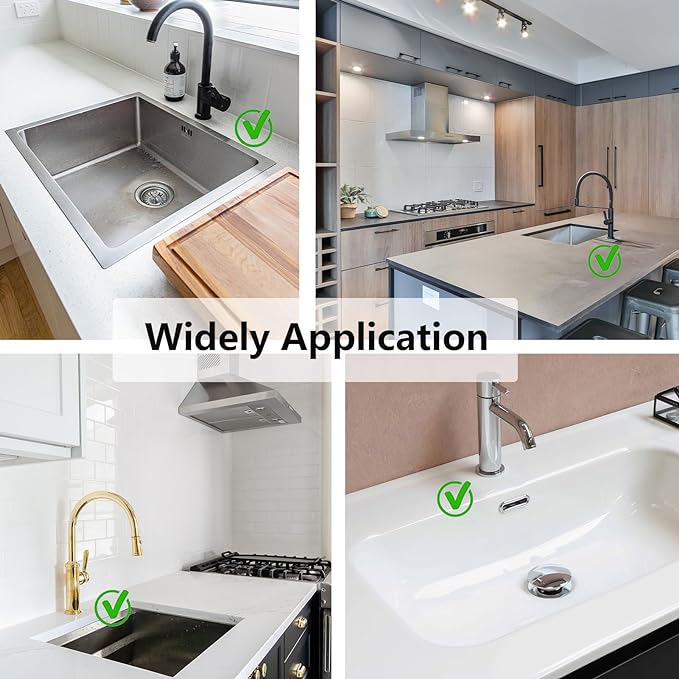Kitchen Sink Splash Guard Silicone Faucet Handle Drip Catcher Tray Sink Protector for Kitchen Sink Sponge Holder for Kitchen Sink Faucet Mat Fits Faucet Tube within 2.5" (dark grey, 24'')