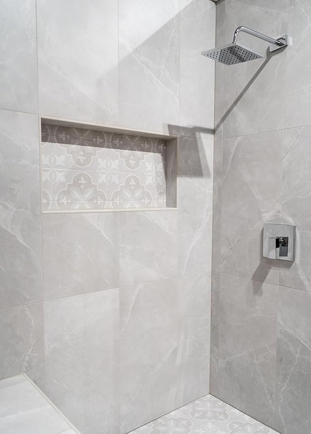 USA - Ready for Tile Niche Preformed Bathroom Recess It Shower Shampoo Shelf (16" X 32")