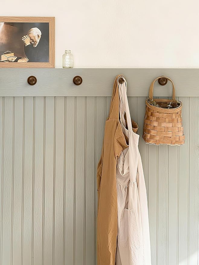 2 Pack Adhesive Coat Hooks for Bathrooms Antique Brass Wall Robe Towel Hooks for Hanging Kitchen Decorative Heavy Duty Zinc Alloy