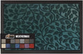 GORILLA GRIP 100% Waterproof All-Season WeatherMax Doormat, 47x35, US Designed Natural Rubber, Stain and Fade Resistant, Low Profile Indoor Outdoor Door Mats, Easy Clean Patio Mat, Moss Vine Leaves