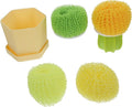 2sets Cactus Modeling Cleaning Brush Set Electric Brush Cleaner for Bathroom Dish Cleaning