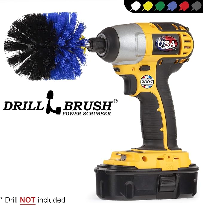 Marine Scrubbing Brush Head - Aquatic Cleaning Supplies - Boat Upkeep Accessories - Hull Cleaning Brush Tool - Pool Cleaning Tools for Home Use - Pool Lining Cleaning Tool - Best Tank Cleaning Brush